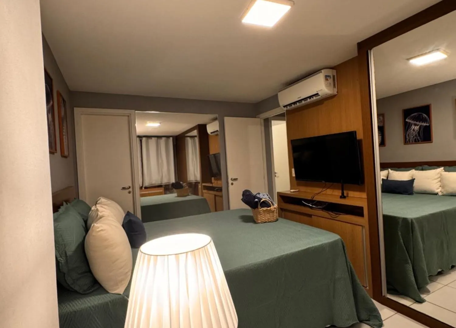Turquezza - Lindo Apartamento Na Praia Com Uma Vista Unica Do 16º Andar Para O Morro Do Careca 나탈 아파트