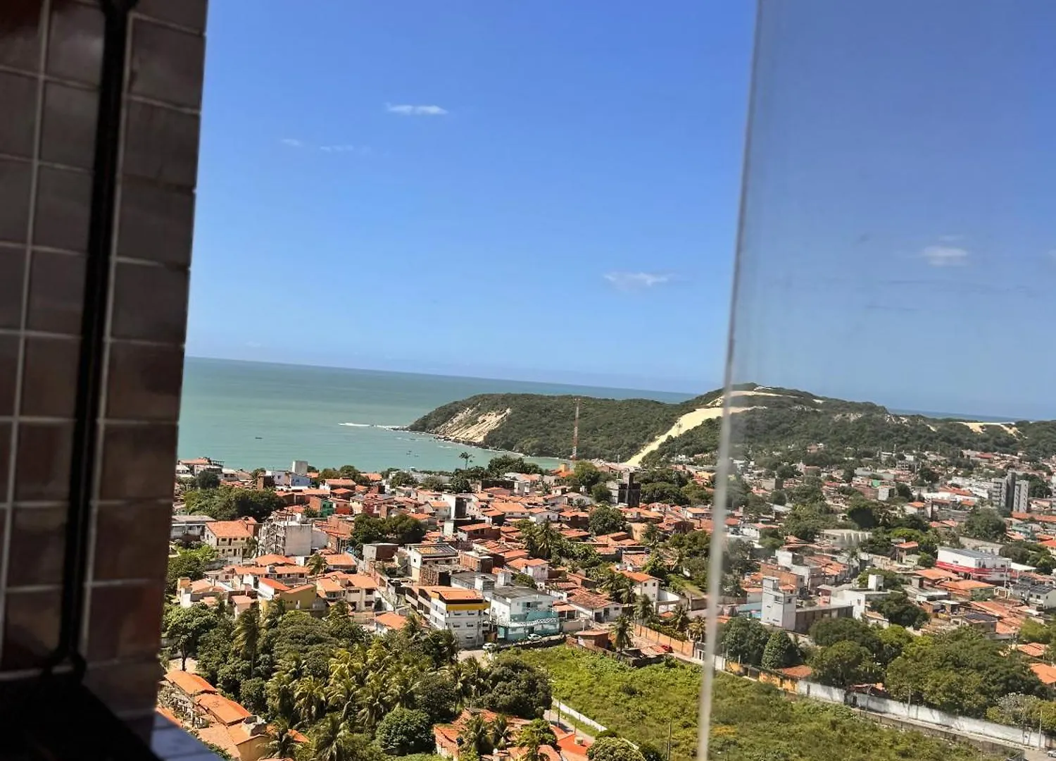 Turquezza - Lindo Apartamento Na Praia Com Uma Vista Unica Do 16º Andar Para O Morro Do Careca 나탈 아파트