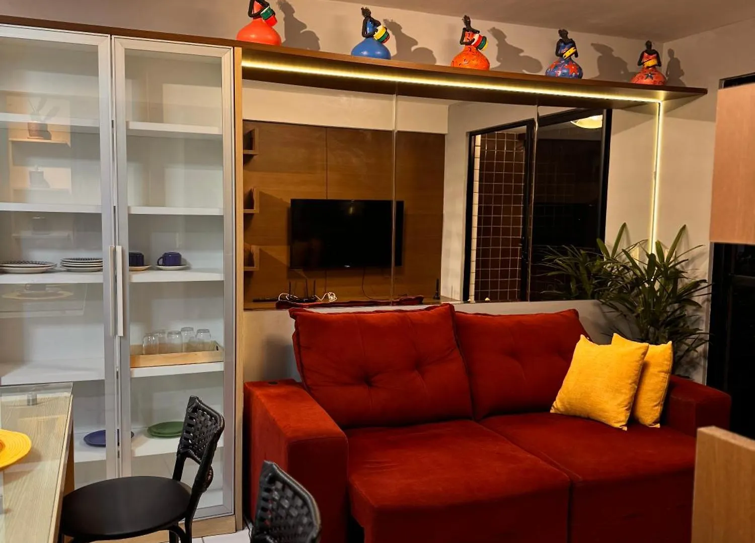 아파트 Turquezza - Lindo Apartamento Na Praia Com Uma Vista Unica Do 16º Andar Para O Morro Do Careca 나탈 브라질