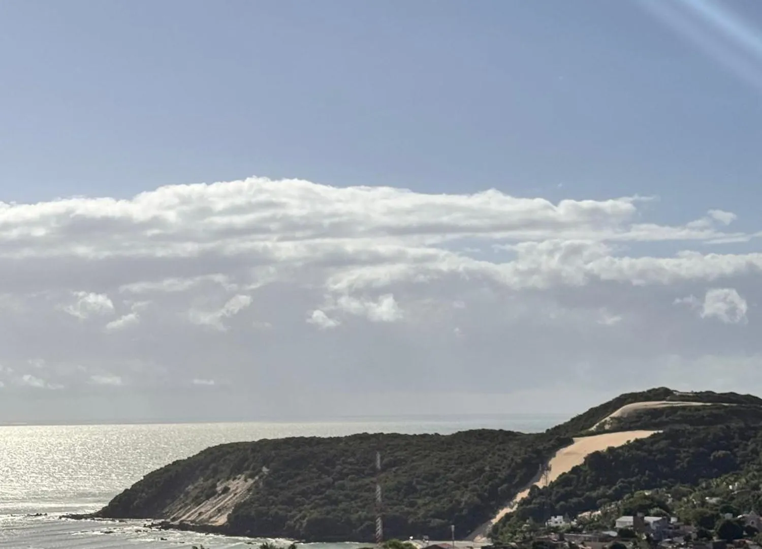 Turquezza - Lindo Apartamento Na Praia Com Uma Vista Unica Do 16º Andar Para O Morro Do Careca 나탈 아파트
