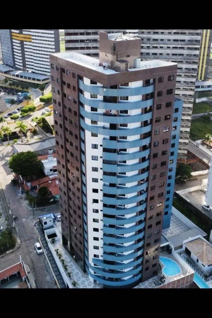 Turquezza - Lindo Apartamento Na Praia Com Uma Vista Unica Do 16º Andar Para O Morro Do Careca 나탈